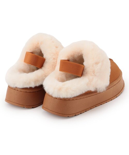 LOVETOXIC（ラブトキシック）の「【LTXC】ムートンフウサボ（ブーツ・キッズ・ブラウン・23-23.5cm/22-22.5/24-24.5cm）」の2枚目の写真