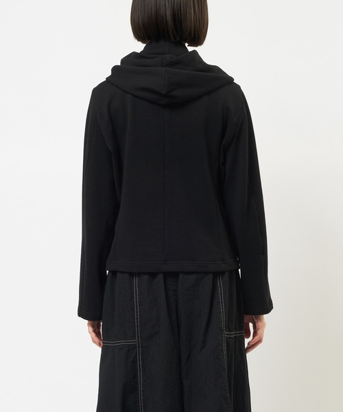 gomme（ゴム）の「フリルパーカー（パーカー・レディース・チャコールグレー/ブルー/ブラック・MEDIUM）」の9枚目の写真