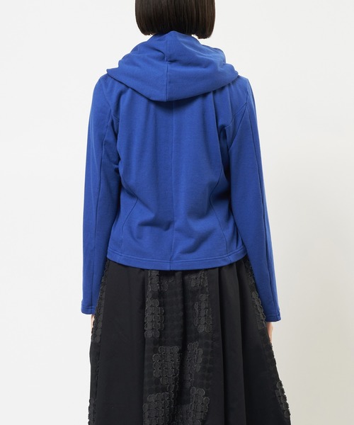 gomme（ゴム）の「フリルパーカー（パーカー・レディース・チャコールグレー/ブルー/ブラック・MEDIUM）」の13枚目の写真