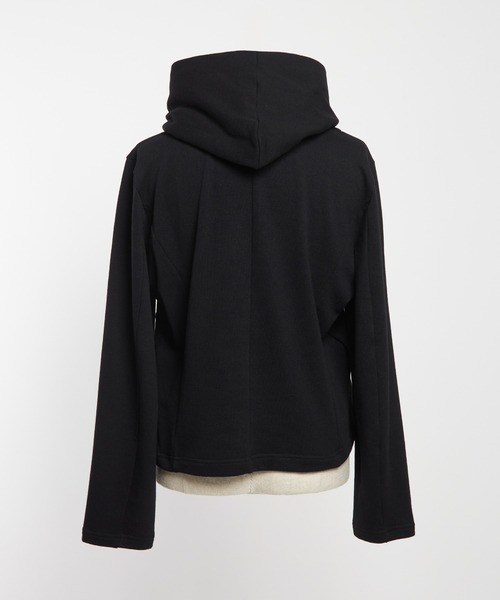 gomme（ゴム）の「フリルパーカー（パーカー・レディース・チャコールグレー/ブルー/ブラック・MEDIUM）」の21枚目の写真