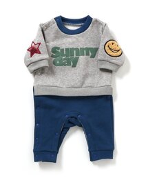 Ampersand | 【リンク】バラエティ裏毛起毛カバーオール(ロンパース)