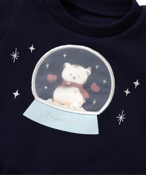 Ampersand（アンパサンド）の「【リンク】バラエティ裏毛起毛カバーオール（ロンパース・キッズ・グレー/ピンク/レッド/ネイビー・60/70/80）」の15枚目の写真