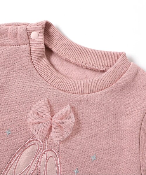 Ampersand（アンパサンド）の「【リンク】バラエティ裏毛起毛カバーオール（ロンパース・キッズ・グレー/ピンク/レッド/ネイビー・60/70/80）」の10枚目の写真