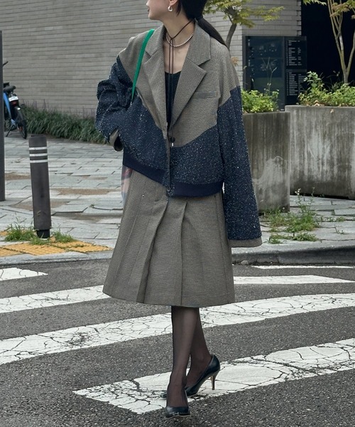 JENNY BOX PLEATED HALF SKIRT（スカート）｜Ameri（アメリ）の