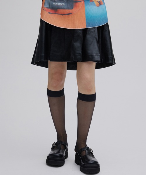 Ameri(アメリ)の「JENNY BOX PLEATED HALF SKIRT(スカート・レディース・ブラック/マルチ・SMALL/MEDIUM)」の19枚目の写真