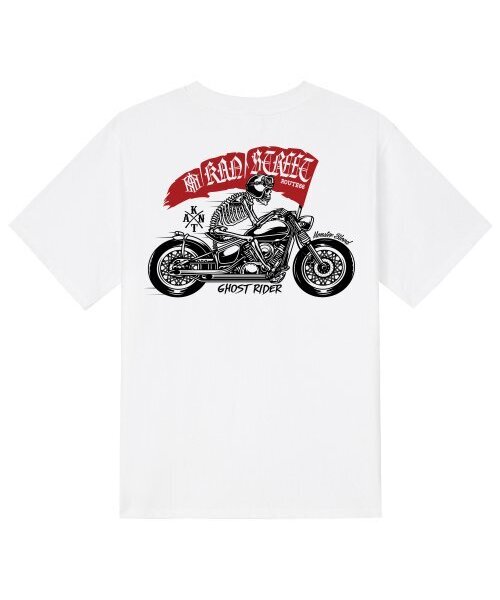 KAN6312(カン6312)の「KTW0148 チャッパーズ 半袖Tシャツ - ホワイト(Tシャツ/カットソー・メンズ・その他・LARGE/MEDIUM/SMALL/X-LARGE)」の1枚目の写真