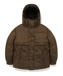 COVERNAT（カバーナット）の「ツートンフードパーカーベージュ（ダウンジャケット/コート）」