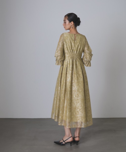 Rose of Sharon（ローズオブシャロン）の「総レースAラインドレス（ドレス・レディース・ブラック/イエロー/ベージュ/ライトカーキ・S/M）」の10枚目の写真