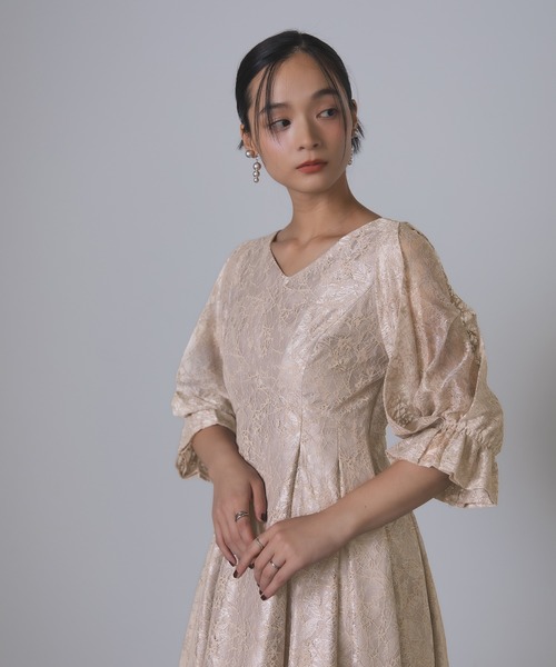 Rose of Sharon（ローズオブシャロン）の「総レースAラインドレス（ドレス・レディース・ブラック/イエロー/ベージュ/ライトカーキ・S/M）」の14枚目の写真