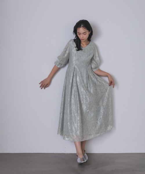 Rose of Sharon（ローズオブシャロン）の「総レースAラインドレス（ドレス・レディース・ブラック/イエロー/ベージュ/ライトカーキ・S/M）」の22枚目の写真