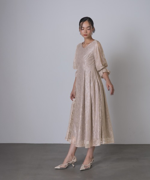 Rose of Sharon（ローズオブシャロン）の「総レースAラインドレス（ドレス・レディース・ブラック/イエロー/ベージュ/ライトカーキ・S/M）」の15枚目の写真