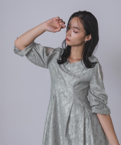 Rose of Sharon（ローズオブシャロン）の「総レースAラインドレス（ドレス・レディース・ブラック/イエロー/ベージュ/ライトカーキ・S/M）」の7枚目の写真