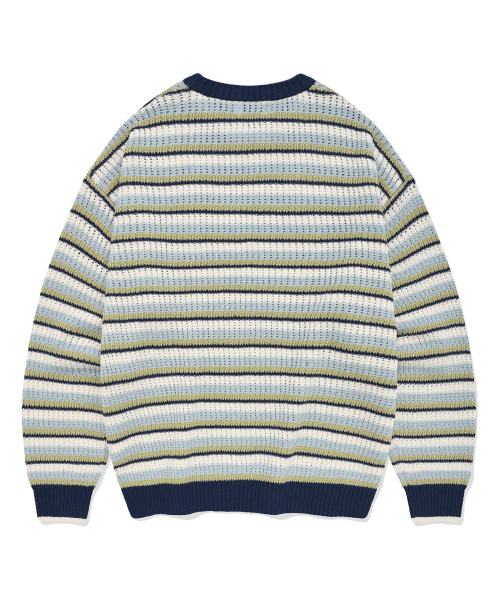 COVERNAT(カバーナット)の「マルチストライプクルーネックニットライム(ニット/セーター・レディース・その他・MEDIUM/SMALL/X-LARGE/LARGE)」の2枚目の写真