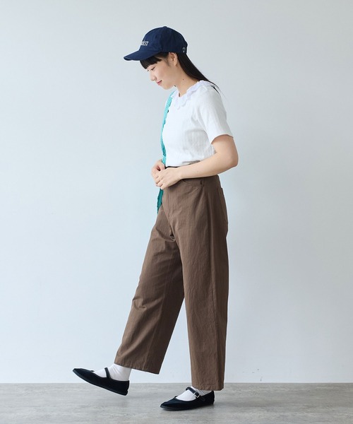 bulle de savon（ビュルデサボン）の「透かし編みレース衿 プルオーバー（Tシャツ/カットソー・レディース・ミント/ブラック/ホワイト・FREE）」の11枚目の写真