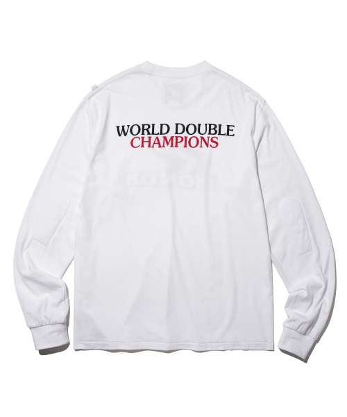 PHYPS MOTORCYCLE（フィップスモーターサイクル）の「[Archive line] Wing Logo Racing Long Sleeve_White（Tシャツ/カットソー・レディース・その他・SMALL/MEDIUM/LARGE/X-LARGE）」の3枚目の写真