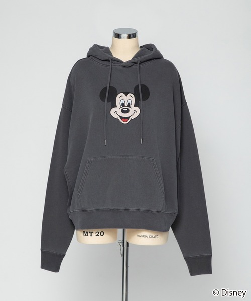 WCJ（ダブルシージェイ）の「Disney / SWEAT HOODIE（パーカー・レディース・ブラック/ピンク・FREE）」の3枚目の写真