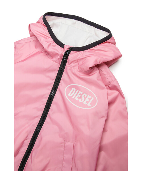 DIESEL(ディーゼル)の「ベビー フード付きジャケット JFLOGGYB(ブルゾン・キッズ・ピンク/ブルー・12M/24M/36M)」の10枚目の写真
