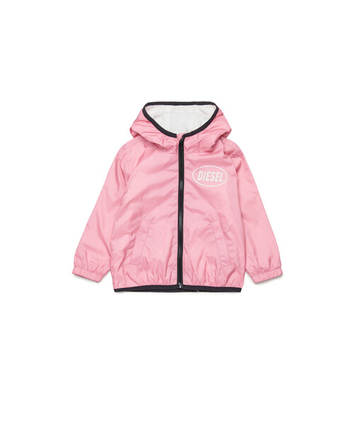 DIESEL(ディーゼル)の「ベビー フード付きジャケット JFLOGGYB(ブルゾン・キッズ・ピンク/ブルー・12M/24M/36M)」の8枚目の写真