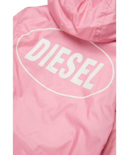 DIESEL(ディーゼル)の「ベビー フード付きジャケット JFLOGGYB(ブルゾン・キッズ・ピンク/ブルー・12M/24M/36M)」の7枚目の写真