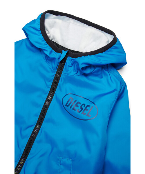 DIESEL(ディーゼル)の「ベビー フード付きジャケット JFLOGGYB(ブルゾン・キッズ・ピンク/ブルー・12M/24M/36M)」の6枚目の写真