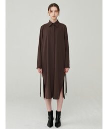 ミニマルシャツロングドレス