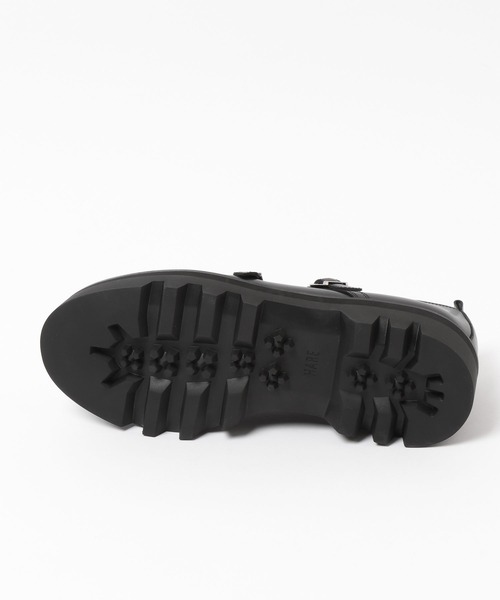 HARE（ハレ）の「ダブルモンクシューズ(HARE)（ドレスシューズ・メンズ・ブラック・MEDIUM/LARGE）」の5枚目の写真