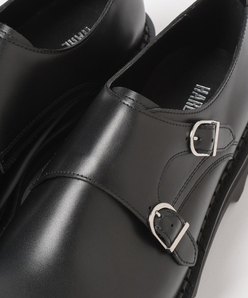 HARE（ハレ）の「ダブルモンクシューズ(HARE)（ドレスシューズ・メンズ・ブラック・MEDIUM/LARGE）」の8枚目の写真