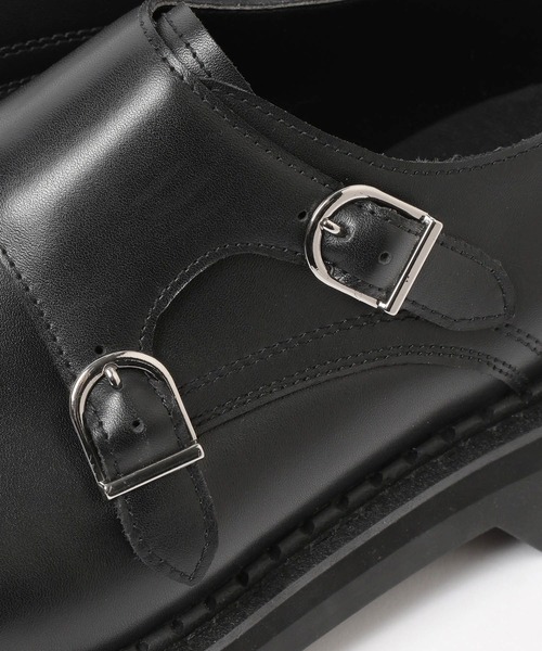 HARE（ハレ）の「ダブルモンクシューズ(HARE)（ドレスシューズ・メンズ・ブラック・MEDIUM/LARGE）」の9枚目の写真