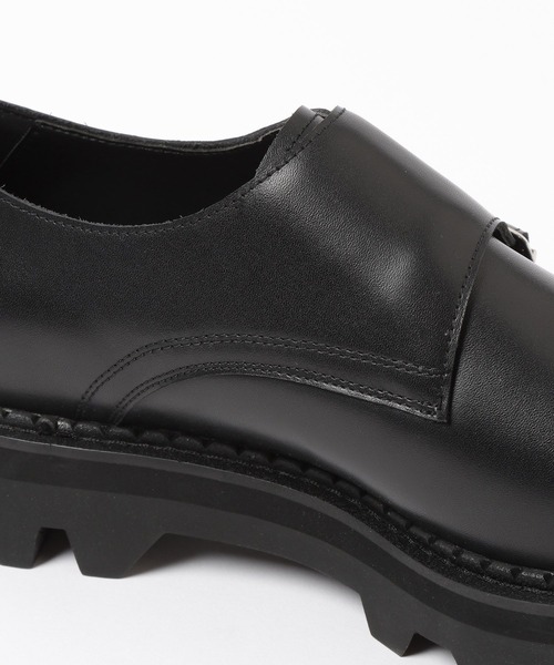 HARE（ハレ）の「ダブルモンクシューズ(HARE)（ドレスシューズ・メンズ・ブラック・MEDIUM/LARGE）」の10枚目の写真