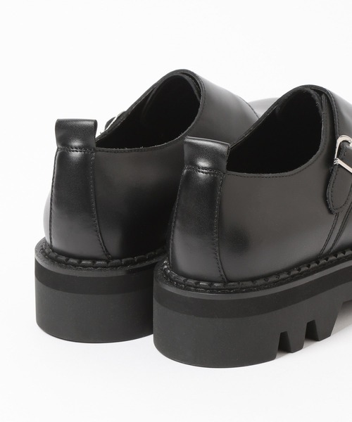 HARE（ハレ）の「ダブルモンクシューズ(HARE)（ドレスシューズ・メンズ・ブラック・MEDIUM/LARGE）」の12枚目の写真