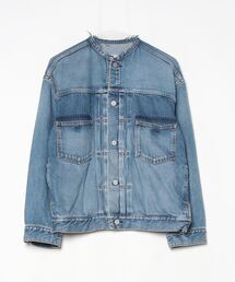 IENA デニムジャケット　ブルゾン IENA（イエナ）の「リメイクエコデニムミドルルーズブルゾン◇（デニム