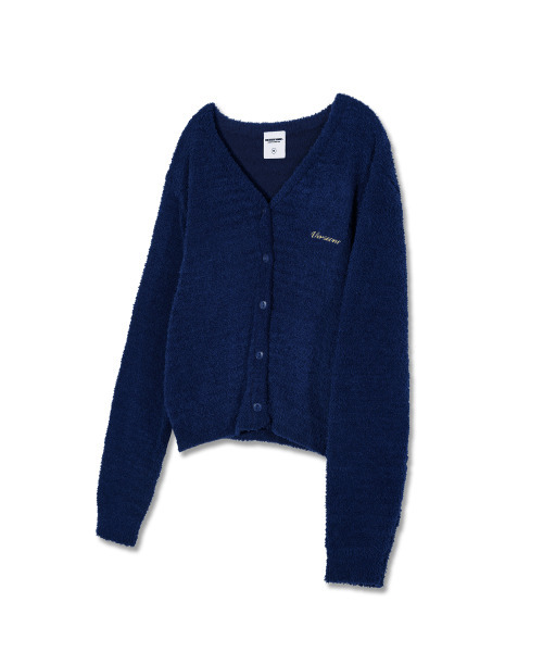 VERSE ONE(バースワン)の「EMBROIDERED LOGO CARDIGAN NAVY(NEW)(カーディガン/ボレロ・レディース・その他・SMALL/MEDIUM)」の1枚目の写真