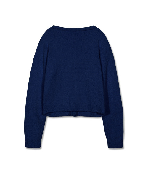 VERSE ONE(バースワン)の「EMBROIDERED LOGO CARDIGAN NAVY(NEW)(カーディガン/ボレロ・レディース・その他・SMALL/MEDIUM)」の5枚目の写真