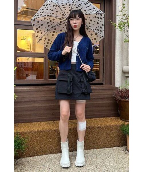 VERSE ONE(バースワン)の「EMBROIDERED LOGO CARDIGAN NAVY(NEW)(カーディガン/ボレロ・レディース・その他・SMALL/MEDIUM)」の13枚目の写真