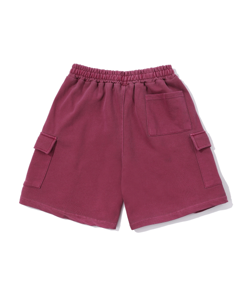 WYSE（ワイズ）の「ピグメントシンボルロゴバミューダパンツピンク（その他パンツ・メンズ・ピンク・SMALL/MEDIUM/LARGE）」の2枚目の写真