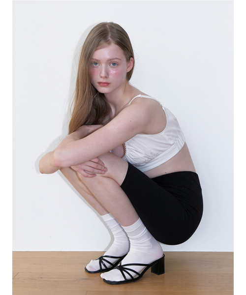 KINDABABY(カインダベイビー)の「logo biker shorts(その他パンツ・レディース・ブラック・FREE)」の3枚目の写真