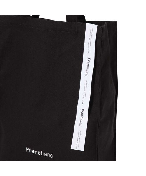 Francfranc(フランフラン)の「ロゴトート 3 M ブラック(トートバッグ・レディース・ブラック・FREE)」の5枚目の写真