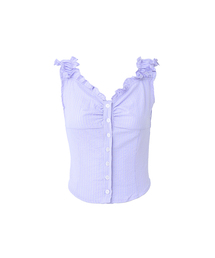 RUFFLE SMOCK BLOUSE