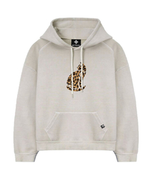 EIGHTVOLUME（エイトボリューム）の「EV Leopard Cat Pigment Fleece Hoodie (Ivory)（パーカー）」