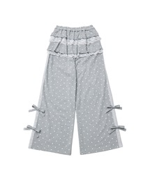 fancy dot layered pantsskirt