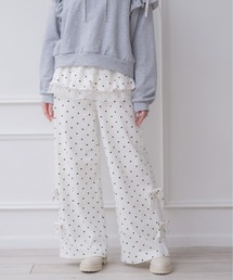 パンツ（ホワイト/白色系・ドット柄）ファッション通販 - ZOZOTOWN