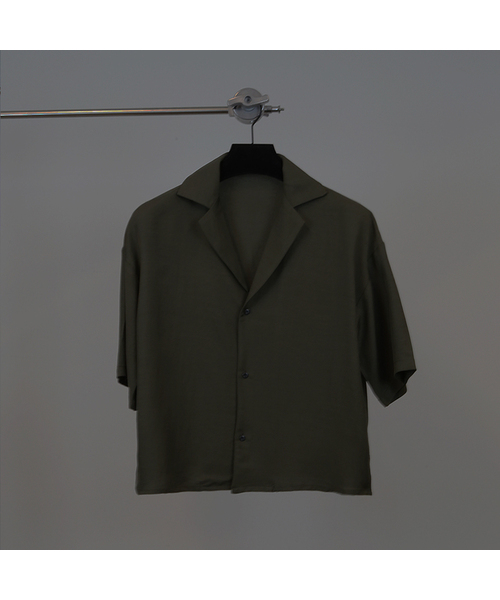 GOZER(ゴーザー)の「WINDY SHIRT_KHAKI(シャツ/ブラウス・メンズ・カーキ・1/2)」の1枚目の写真