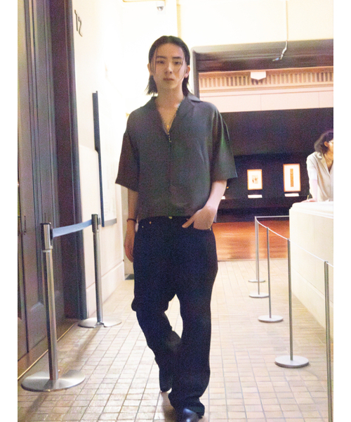 GOZER(ゴーザー)の「WINDY SHIRT_KHAKI(シャツ/ブラウス・メンズ・カーキ・1/2)」の3枚目の写真