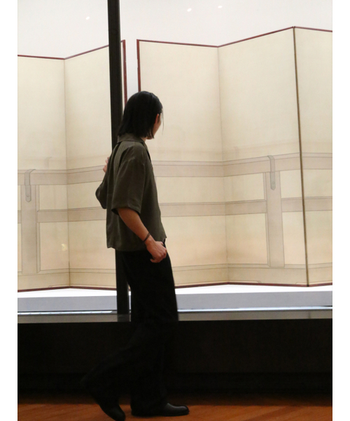 GOZER(ゴーザー)の「WINDY SHIRT_KHAKI(シャツ/ブラウス・メンズ・カーキ・1/2)」の4枚目の写真