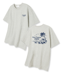 オーシャンステート オーバーサイズ 半袖Tシャツ オートミール