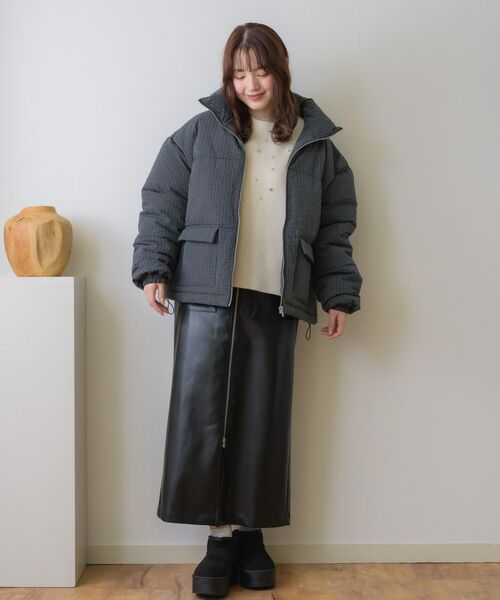 RETRO GIRL（レトロガール）の「アソート中綿BZ（ダウンジャケット/コート・レディース・ブラック/ホワイト系その他/ブラック系その他2・FREE）」の10枚目の写真