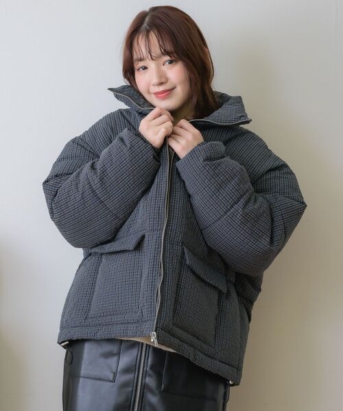 RETRO GIRL（レトロガール）の「アソート中綿BZ（ダウンジャケット/コート・レディース・ブラック/ホワイト系その他/ブラック系その他2・FREE）」の14枚目の写真