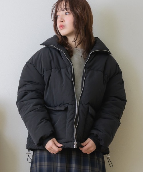 RETRO GIRL（レトロガール）の「アソート中綿BZ（ダウンジャケット/コート・レディース・ブラック/ホワイト系その他/ブラック系その他2・FREE）」の2枚目の写真