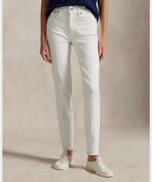 POLO RALPH LAUREN(ポロ ラルフ ローレン)の「ミッドライズ スーパースリム ジーンズ(デニムパンツ・レディース・ホワイト・24S/26S/27S/28S/29S/31S/32S/30S/25S)」の3枚目の写真