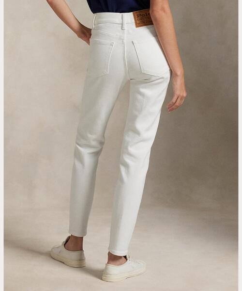POLO RALPH LAUREN(ポロ ラルフ ローレン)の「ミッドライズ スーパースリム ジーンズ(デニムパンツ・レディース・ホワイト・24S/26S/27S/28S/29S/31S/32S/30S/25S)」の5枚目の写真